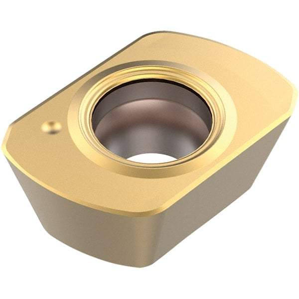 Seco - LPHW09T4420 D12 Grade MH1000 Carbide Milling Insert - TiAlN Finish, 3/16" Thick, 9.5mm Inscribed Circle - Eagle Tool & Supply