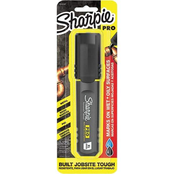 Sharpie - Markers & Paintsticks Type: Permanent Color: Black - Eagle Tool & Supply