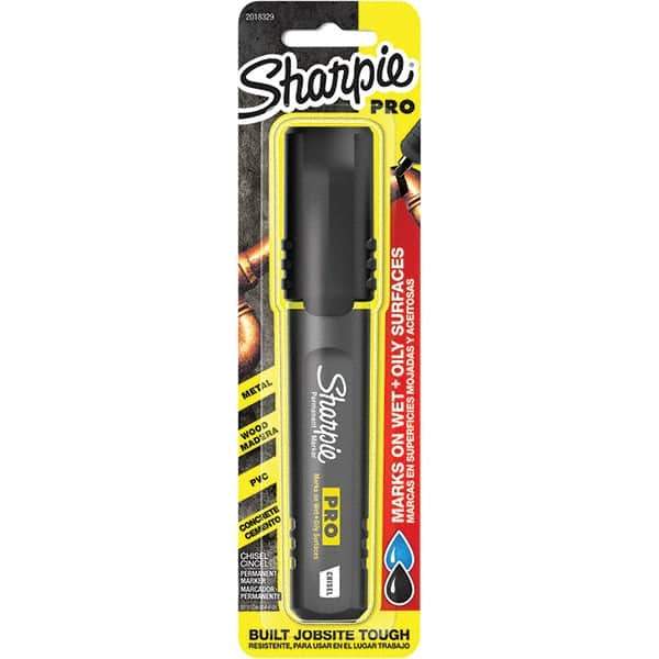 Sharpie - Markers & Paintsticks Type: Permanent Color: Black - Eagle Tool & Supply