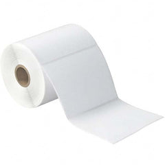 Value Collection - Pack of 12 Rolls, 377 Labels per Roll, 4" x 4" White Paper Thermal Labels - Eagle Tool & Supply