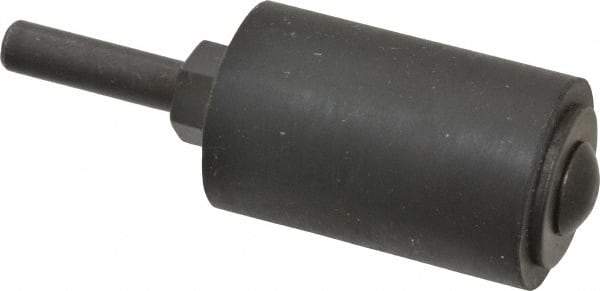Superior Abrasives - 1-1/2" Wide x 1" Diam, Spiral Band Drum - 1/4" Shank Diam, 10,000 RPM - Eagle Tool & Supply