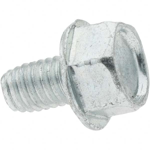 Value Collection - M6x1.0 Coarse 25mm Long Hex Thread Cutting Screw - Eagle Tool & Supply