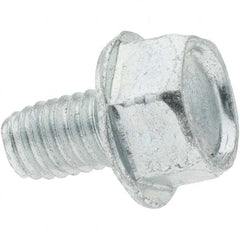 Value Collection - M6x1.0 Coarse 30mm Long Hex Thread Cutting Screw - Eagle Tool & Supply