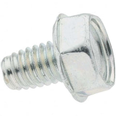 Value Collection - M4x0.7 Coarse 30mm Long Hex Thread Cutting Screw - Eagle Tool & Supply