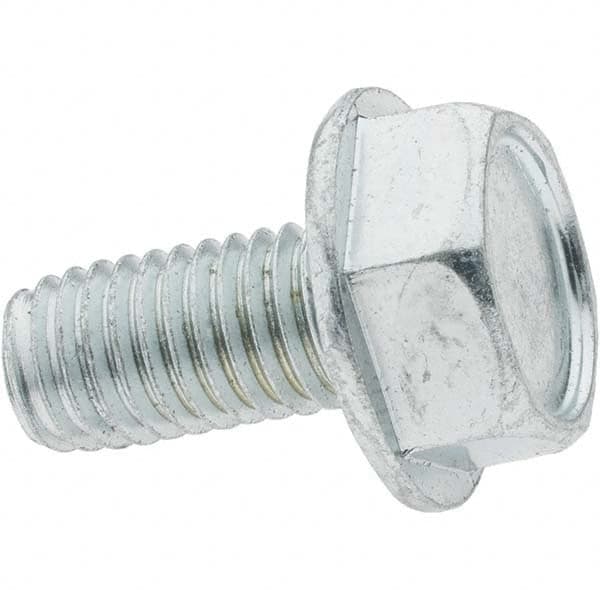 Value Collection - M10x1.5 Coarse 30mm Long Hex Thread Cutting Screw - Eagle Tool & Supply