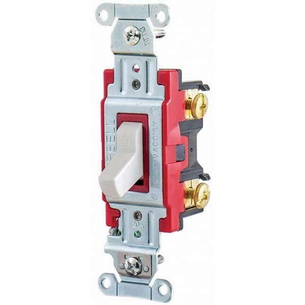 Hubbell Wiring Device-Kellems - Toggle Switches Switch Type: Heavy Duty Switch Sequence: Off-On - Eagle Tool & Supply