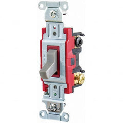 Hubbell Wiring Device-Kellems - Toggle Switches Switch Type: Heavy Duty Switch Sequence: Off-On - Eagle Tool & Supply