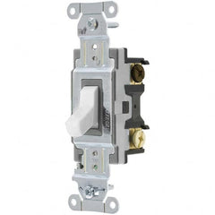 Hubbell Wiring Device-Kellems - Toggle Switches Switch Type: Medium Duty Switch Sequence: Off-On - Eagle Tool & Supply