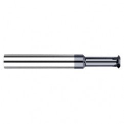 0.0980″ Cutter Diameter × 0.3750″ (3/8″) Reach Carbide Single Form #6 Thread Milling Cutter for Hardened Steels, 4 Flutes, AlTiN Nano Coated - Eagle Tool & Supply