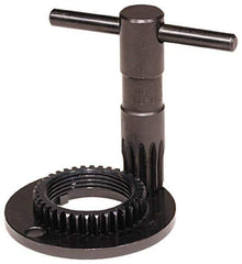 Sopko - 1-1/4 - 16 Thread Size Gearnut Wrench - Left Handed, 1-1/4" Arbor Hole, for Grinding Wheel Adapter - Eagle Tool & Supply