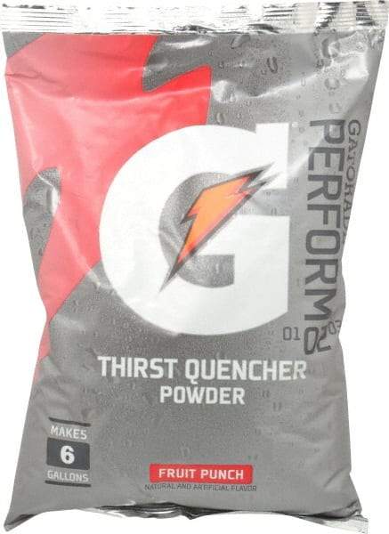 Gatorade - 51 oz Pack Fruit Punch Activity Drink - Powdered, Yields 6 Gal - Eagle Tool & Supply