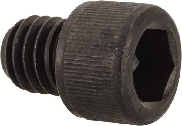 Value Collection - 7/16-14 UNC Hex Socket Drive, Socket Cap Screw - Alloy Steel, Black Oxide Finish, Fully Threaded, 1/2" Length Under Head - Eagle Tool & Supply