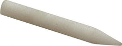 Norton - 1" Long x 1/8" Wide Novaculite Sharpening Stone - Point, Extra Fine Grade - Eagle Tool & Supply