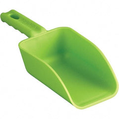 Remco - 16 oz Lime Polypropylene Flat Bottom Scoop - 3.2" Wide x 2" Deep Bowl, 3" Handle Length, 10.4" OAL - Eagle Tool & Supply