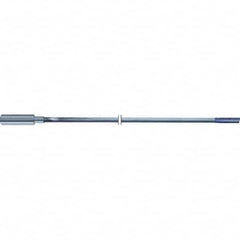 Guhring - #28, 320mm Flute Length, 314.64mm Depth of Cut, Solid Carbide Shank, Single Flute Gun Drill - Eagle Tool & Supply