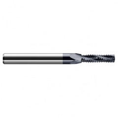 ‎0.1950″ Cutter Diameter × 0.7500″ (3/4″) Length of Cut Carbide Multi-Form 1/4″-28 Thread Milling Cutter, 3 Flutes, AlTiN Coated - Eagle Tool & Supply