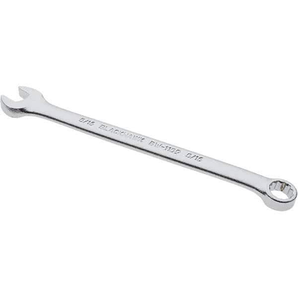 Blackhawk by Proto - 5/16" 12 Point Offset Combination Wrench - 15° Offset Angle, 11" OAL, Steel, Satin Finish - Eagle Tool & Supply