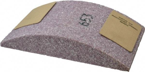 Norton - 11-1/4" Wide x 6" High x 2-1/4" Thick Grinding Segment - Ceramic, 24 Grit, Hardness G, Blue Print No. ME30777 - Eagle Tool & Supply