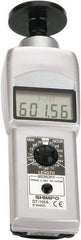 Lenox - Contact Tachometer - 7 Inch Long x 2.4 Inch Wide x 1.8 Inch Meter Thick, 0.1 to 25,000 RPM Measurement - Eagle Tool & Supply