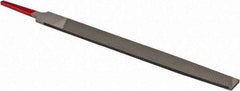 Simonds File - 8" Long, Smooth Cut, Mill American-Pattern File - Single Cut, Tang - Eagle Tool & Supply