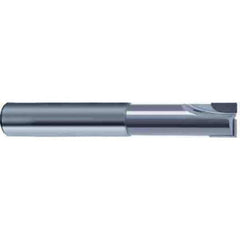 Guhring - 5mm, 2 Flute, Single End, Polycrystalline Diamond (PCD), 0.1mm Corner Radius End Mill - 51mm OAL, 2-4° Helix, Right Hand Flute, 8mm LOC, Right Hand Cut, 8.4mm Extended Reach - Eagle Tool & Supply