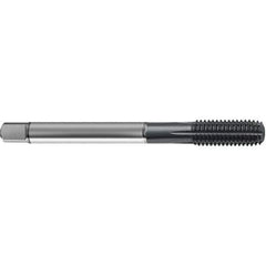 Guhring - 9/16-18 UNF 2BX H8/H9 Thread Limit Modified Bottoming Thread Forming Tap - High Speed Steel, TiCN Finish, 3.937" OAL, Right Hand Thread, Series 4378 - Eagle Tool & Supply