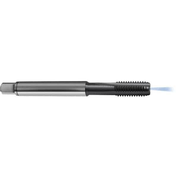 Guhring - 3/8-16 UNC 2BX 3 Flute TiCN Finish High Speed Steel Straight Flute Standard Hand Tap - Modified Bottoming, Right Hand Thread, 3.937" OAL, H6/H7 Limit, Through Coolant - Exact Industrial Supply