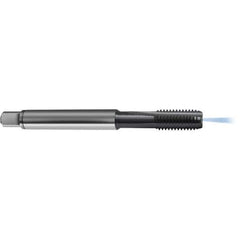 Guhring - 1/4-20 UNC 2BX 3 Flute TiCN Finish High Speed Steel Straight Flute Standard Hand Tap - Modified Bottoming, Right Hand Thread, 3.1496" OAL, H5/H6 Limit, Through Coolant - Exact Industrial Supply