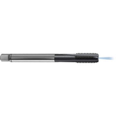 Guhring - M14x2.00 Metric 6HX 3 Flute TiCN Finish High Speed Steel Straight Flute Standard Hand Tap - Modified Bottoming, Right Hand Thread, 110mm OAL, D13/D14 Limit, Through Coolant - Exact Industrial Supply