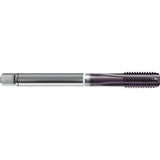 Guhring - M14x2.00 Metric 6HX 4 Flute TiAlN Finish High Speed Steel Straight Flute Standard Hand Tap - Modified Bottoming, Right Hand Thread, 110mm OAL, D6/D7 Limit - Eagle Tool & Supply