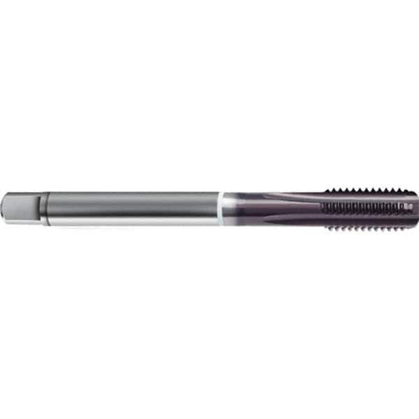 Guhring - M16x2.00 Metric 6HX 4 Flute TiAlN Finish High Speed Steel Straight Flute Standard Hand Tap - Modified Bottoming, Right Hand Thread, 110mm OAL, D7/D8 Limit - Exact Industrial Supply