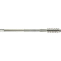 Guhring - M20x2.50 Metric 6H 4 Flute Bright Finish High Speed Steel Straight Flute Standard Hand Tap - Plug, Right Hand Thread, 250mm OAL, D6/D7 Limit - Exact Industrial Supply