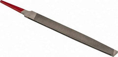 Simonds File - 4" Long, Second Cut, Mill American-Pattern File - Single Cut, Tang - Eagle Tool & Supply