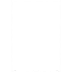 NMC - "Blank", 36" Long x 24" Wide, Corrugated Plastic Safety Sign - Rectangular, Use for Workplace/Safety - Eagle Tool & Supply