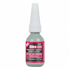 Vibra-Tite - 10 mL Bottle, Red, High Temp/High Strength Threadlocker - Eagle Tool & Supply