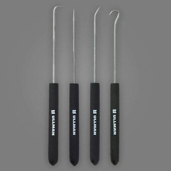 Ullman Devices - Scribe & Probe Sets Type: Hook & Pick Set Number of Pieces: 4 - Eagle Tool & Supply