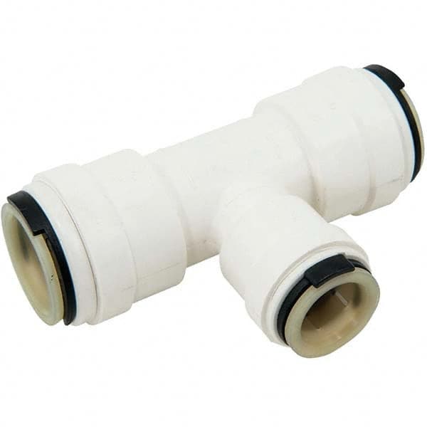 Watts - Plastic Push-To-Connect Tube Fittings Type: Reducing Tee Tube Outside Diameter (mm): 19.05 x 19.05 x 12.7 - Eagle Tool & Supply