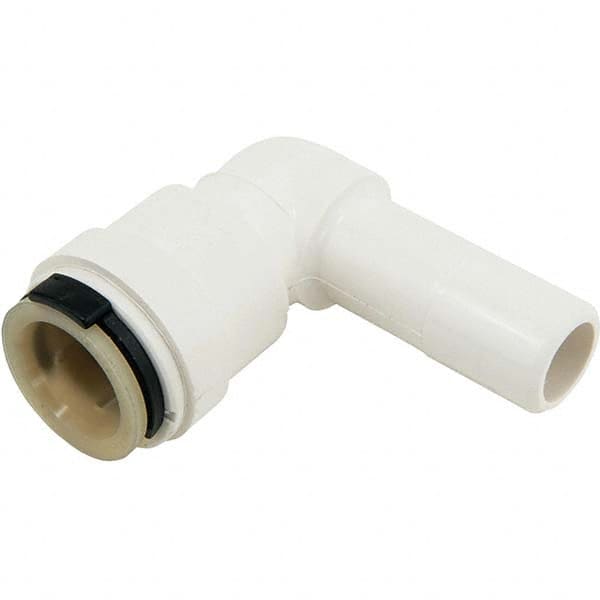 Watts - Plastic Push-To-Connect Tube Fittings Type: Stackable Elbow Tube Outside Diameter (mm): 12.7 - Eagle Tool & Supply