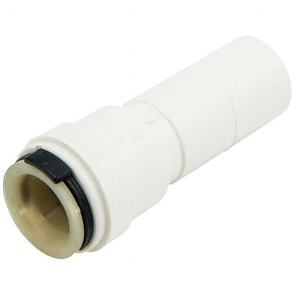 Push-To-Connect Tube Fitting: Reducing Adapter, 1/2 x 3/8″ OD Polyethersulphone, 200 psi