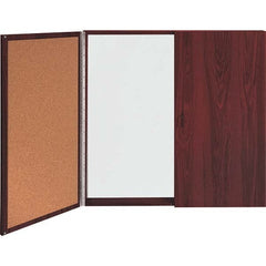 Ghent - Whiteboards & Magnetic Dry Erase Boards Type: Cork/Porcelain On Steel Magnetic Marker Board Height (Inch): 48 - Eagle Tool & Supply