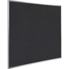 Ghent - Cork Bulletin Boards Style: Recycled Rubber Tack Bulletin Board Color: Black - Eagle Tool & Supply