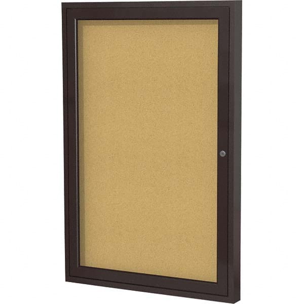 Ghent - Cork Bulletin Boards Style: Enclosed Cork Bulletin Boards Color: Natural Cork - Eagle Tool & Supply