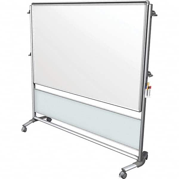 Ghent - Whiteboards & Magnetic Dry Erase Boards Type: Porcelain on steel Magnetic marker board Height (Inch): 76-1/8 - Exact Industrial Supply