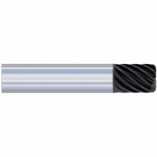 Accupro - 3/4" Diam 10 Flute Solid Carbide 0.06" Corner Radius End Mill - Eagle Tool & Supply