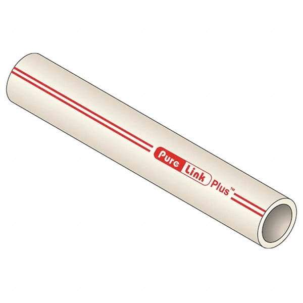 Mueller Industries - 0.671" ID x 7/8" OD, 20' Long, PEX-A Tube - Natural with Red Print, 100 Max psi - Eagle Tool & Supply