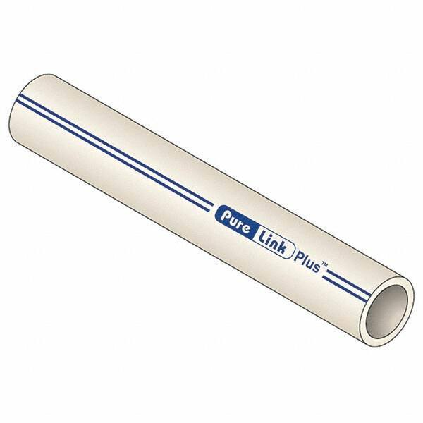 Mueller Industries - 0.862" ID x 1-1/8" OD, 100' Long, PEX-A Tube - Natural with Blue Print, 100 Max psi - Eagle Tool & Supply