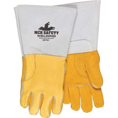 MCR Safety - Size M Foam Lined Elkskin Welding Glove - Eagle Tool & Supply