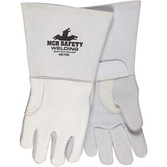MCR Safety - Size M Foam Lined Elkskin Welding Glove - Eagle Tool & Supply