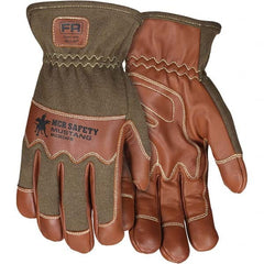 MCR Safety - Size M Goatskin Work Gloves - Eagle Tool & Supply