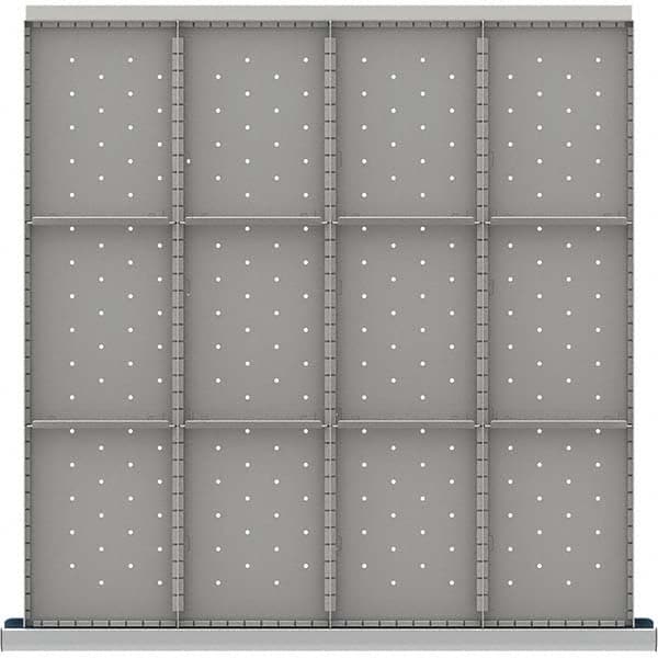 LISTA - 12-Compartment Drawer Divider Layout for 3.15" High Drawers - Eagle Tool & Supply